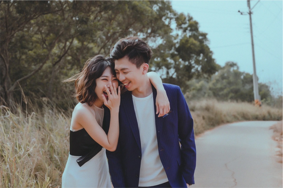 自然風格輕婚紗攝影作品